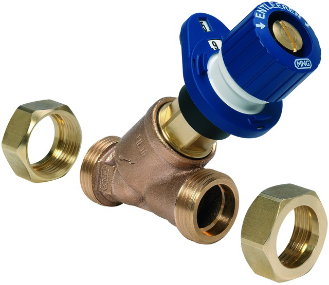 Resideo Strangreg.Vent. Kombi-3-Plus Messing, AG, DN 50