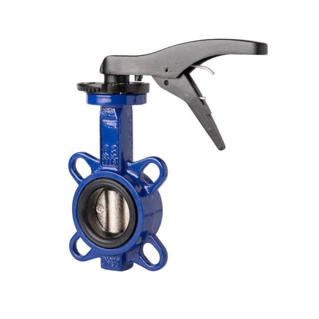 Resideo Absperrklappe V6001 Sphäroguss, Flansch, PN16, DN125, Getr.