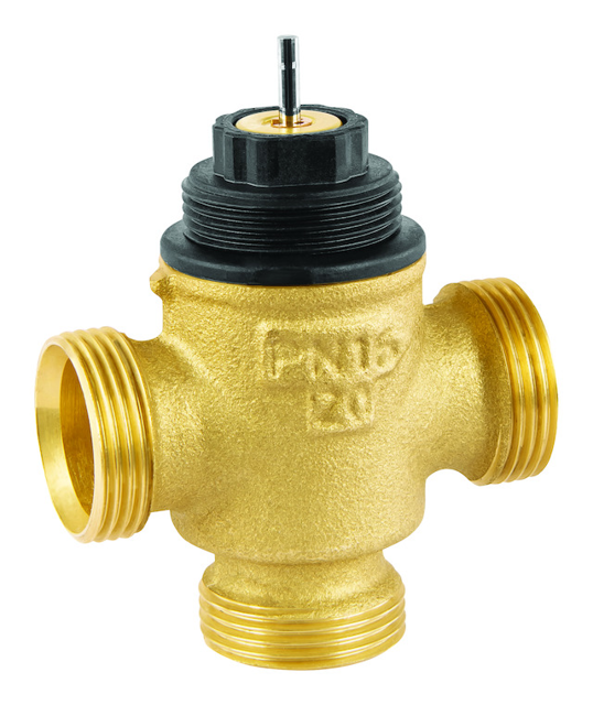 Resideo Dreiwegeregelventil VXE, PN16 DN25, kvs 8, konisch dichtend, stetig