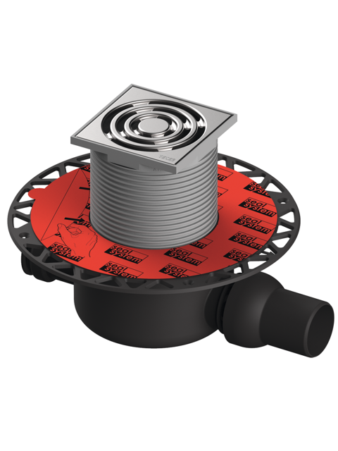 TECEdrainpoint S
- Kit d'évacuation 120 « standard » avec flasque d'étanchéité universelle Seal System 