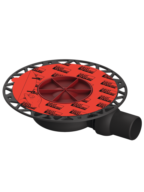 TECEdrainpoint S Ablauf DN 50 superflach ohne Zulauf, mit Seal System Univ.fl.