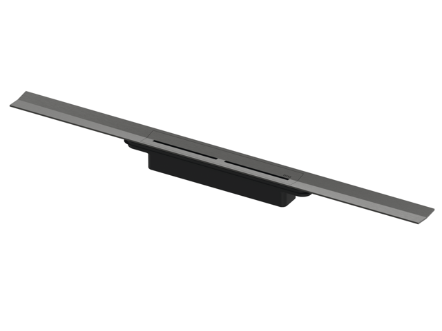 TECEdrainprofile Duschprofil, 1200 mm, Edelstahl, Chrom schwarz gebürstet