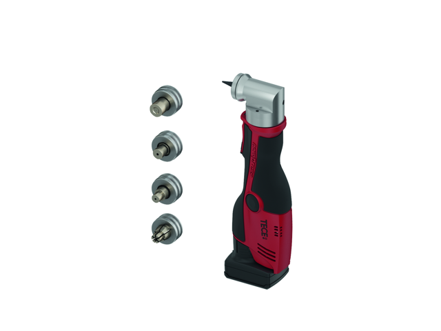 TECEflex RazFaz-Akkuaufweitwerkzeug inkl. Aufweitköpfe Dim. 16-32 im Koffer