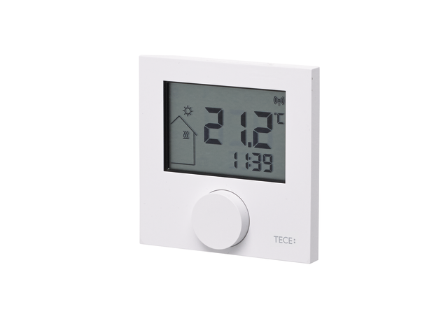 TECEfloor Raumthermostat, Display Funk, Heizen/Kühlen, Timer