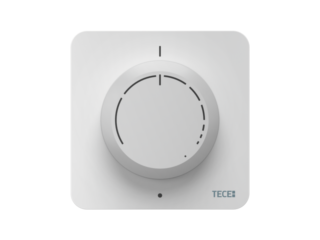 TECEfloor Raumbediengerät SH-AT, manuell weiß, Temperatur, 2 x AAA