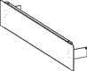 TECEfloor Estrichblende f. Schrank 690