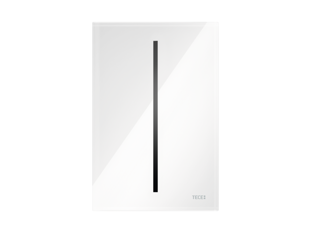 TECEfilo Sensorblende, Glas weiß glzd.